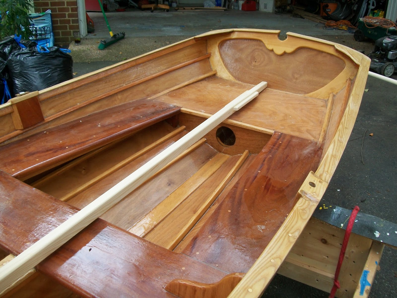 Building the Penobscot 14 Sailboat: Masts, Booms, Spars, the fitting out begins!