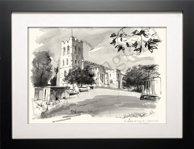 Coggeshall church illustration