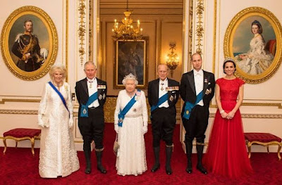 State Banquet in Buckingham Palace