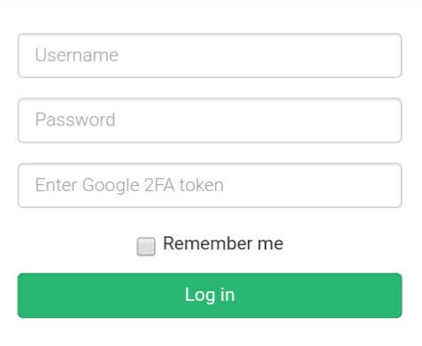 Ketika Login cukup isi Username & Password saja, sedangkan Google 2FA token bisa di abaikan saja dan pilih "Login".
