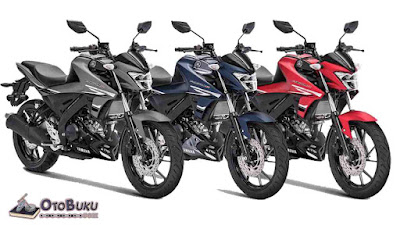 Gambar All New Vixion R Semua Warna Matte Gray, Matte Red dan Matte Blue'