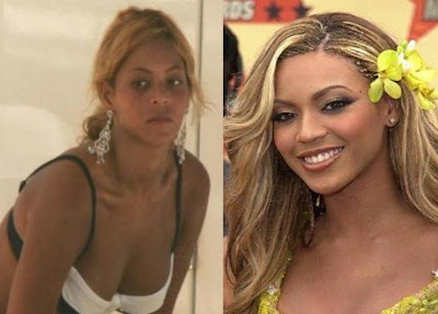 Beyonce Knowles going makeupless