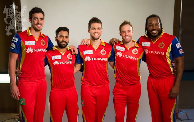 ROYAL CHALLENGERS BANGLORE (RCB) 2017 TEAM SQUAD SEASON 10 ROSTER