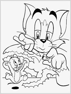 tom and jerry characters coloring pages