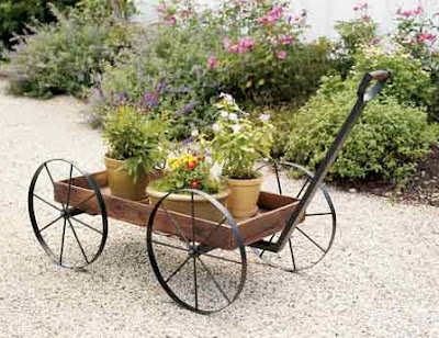 Decorative Garden Wagon Decorative Garden Wagon