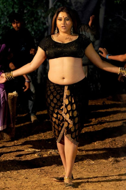 Namitha navel in half saree