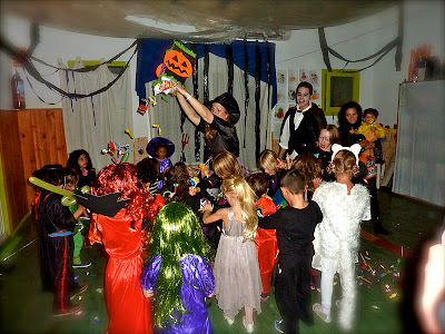 piñata halloween chuches sorpresas