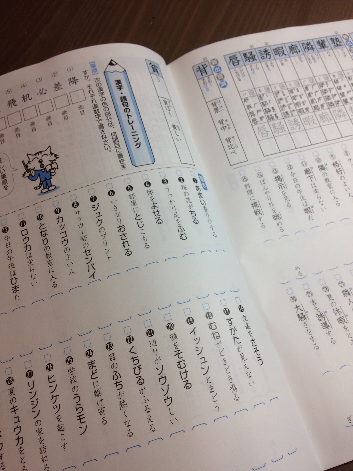 日本人として頑張り始めさせました 漢字練習ドリル 教育同人社 しまファミリー