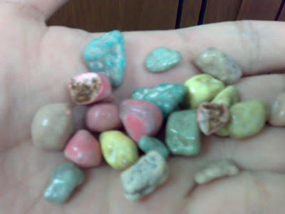 Haw Candies like Color Pebble Stone