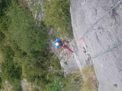 Rafa en el L1, limpiando y poniendo algún seguro