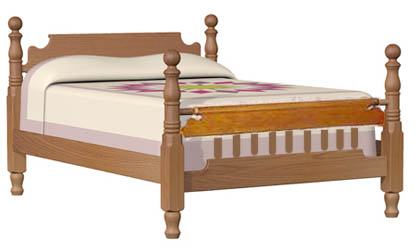 plans for wood bed frame