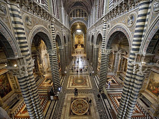 Arquitectura gótica italiana | Catedral de Siena | Piazza del campo 