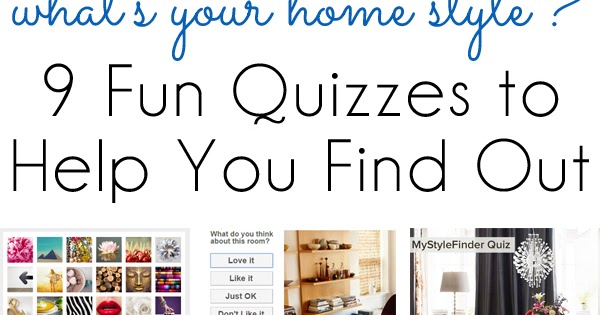 style  inspiration 9 Fun Quizzes  to Find Your Home  Design  