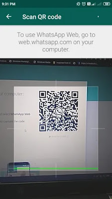 WhatsApp QR Code for pc