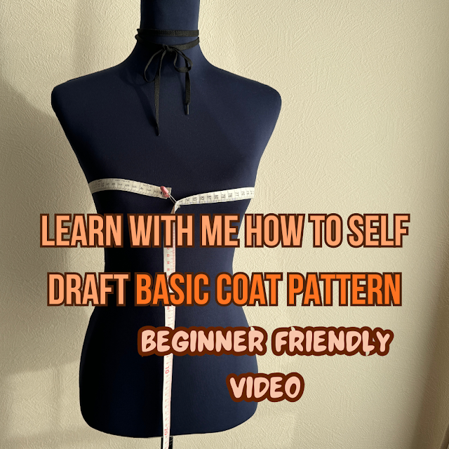 learn how to self draft basic coat pattern