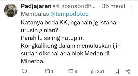 Ini kenapa politik dinasti itu harus dilawan Semakin dibantah Istana, publik semakin yakin bau busuknya...