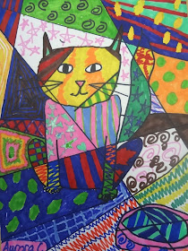 Romero Britto kids art lesson, romero britto lesson for 3rd grade