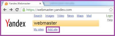  Cara Mendaftarkan Blog di Yandex Webmaster