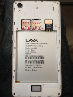 LAVA IRIS 820 H002 INT/S123 FIRMWARE 100% TESTED DEAD RECOVERY
