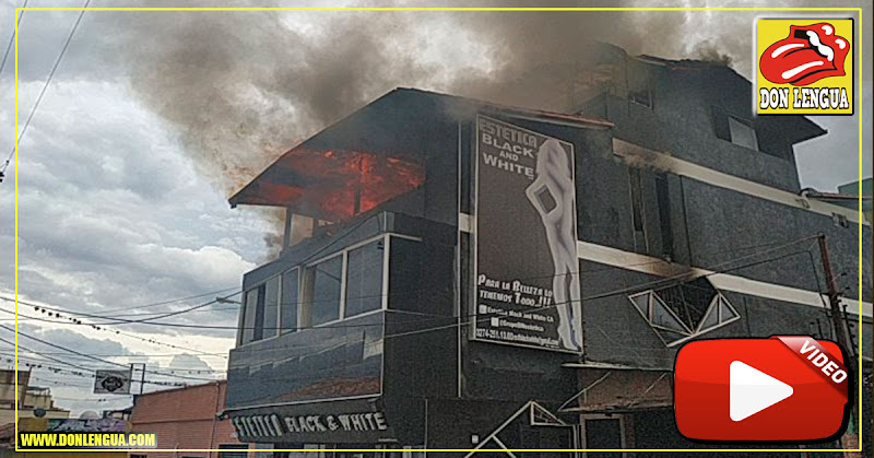 Incendio en un edificio de Mérida tuvo que ser combatido por la GNB