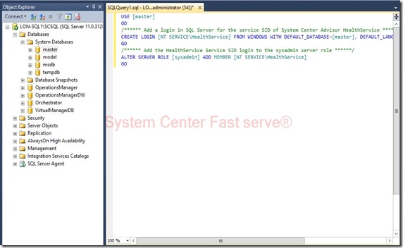 Fix SQL