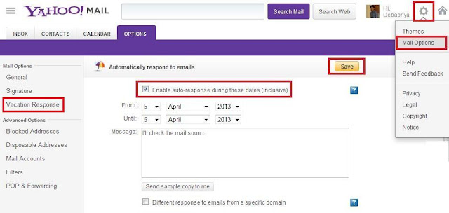 Yahoo! answering m/c Setup steps