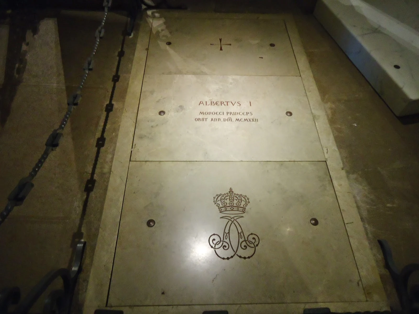 Monaco cathedral grave Albert I