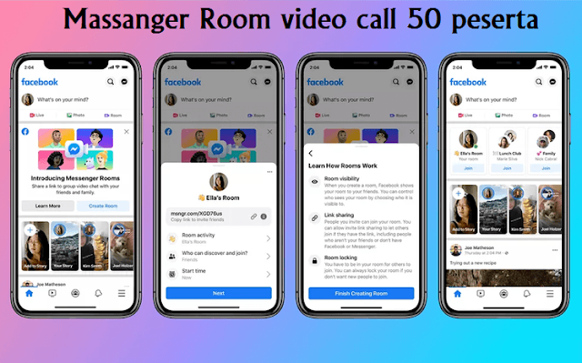 Facebook Luncurkan Messenger Rooms, Aplikasi Video Call Sampai 50 Orang