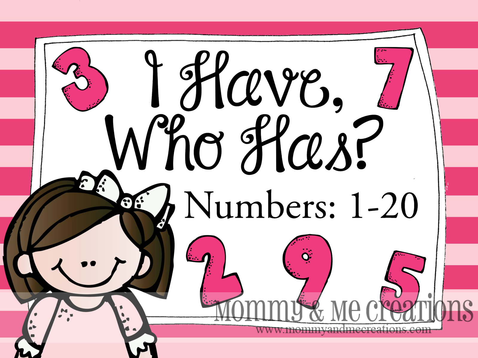 http://www.teachersnotebook.com/product/preciousmoments84/i-have-who-has-numbers-1-20