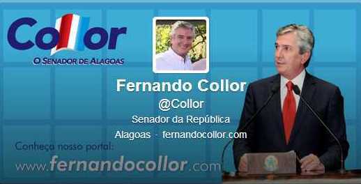 Senador Fernando Collor : Biografia,Fotos,Vídeos e Notícias em Tempo Real via site oficial, twitter,web e Youtube 