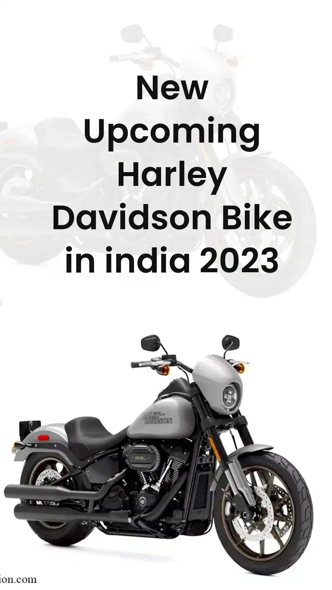 Upcoming Harley Davidson Bikes