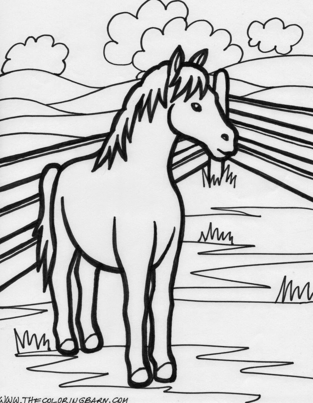 Farm Animal Coloring Pages