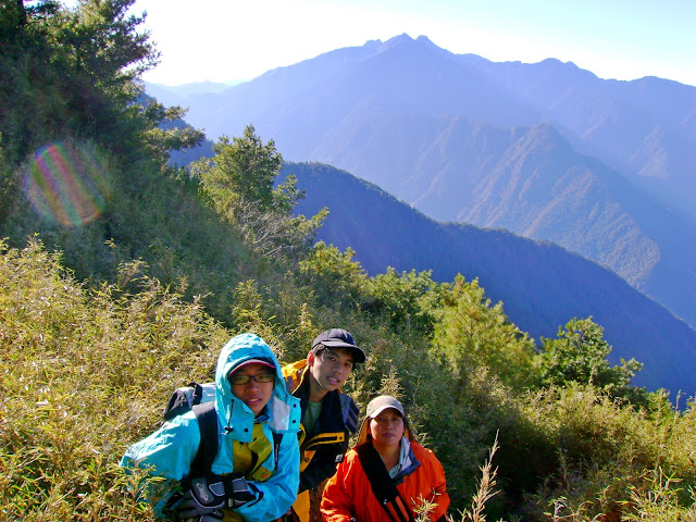 往郡大山沿途展望玉山