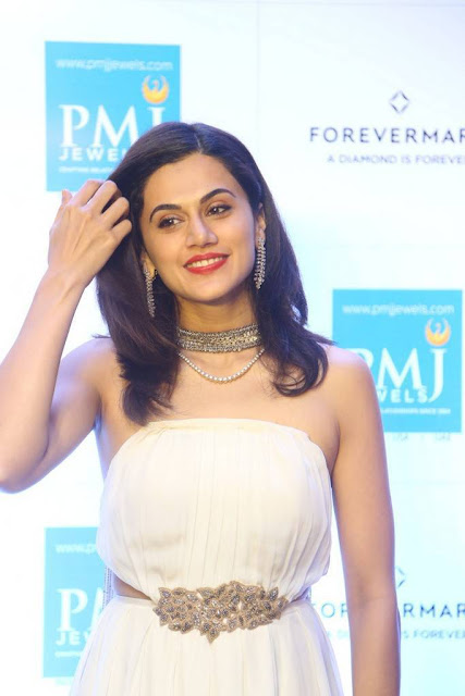 Taapsee Stills At PMJ Jewels Diamond Collection Launch