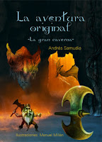 Portada del libro "La aventura original: La gran caverna", de Andrés Samudio