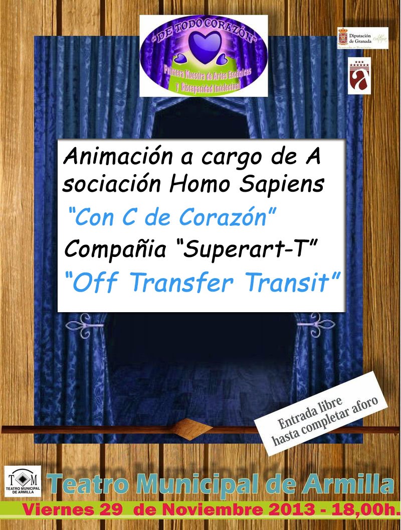 Viernes - "Homo Sapiens" y "OFF TRANSFER TRANSIT"