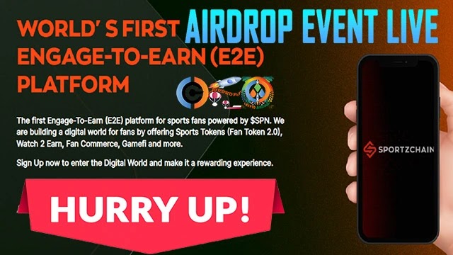 SPORTCHAIN Airdrop of 500 $SPN Token Free