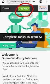 Data Entry jobs work from home in mobile