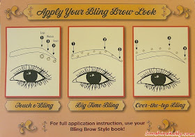 Benefit Bling Brow, Benefit Cosmetics, Bling Brow, Swarovski Crystals, Swarovski Crystals jewelry, Swarovski Crystals jewelry on brow face body, Touch O Bling, Big Time Bling, Over The Top Bling, Swarovski Crystals Bling
