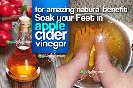 Soak Your Feet In Apple Cider Vinegar. For Amazing Natural Benefits!