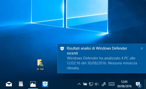 Collegamento per avviare una Scansione veloce con Defender in Windows 10 6 HTNovo