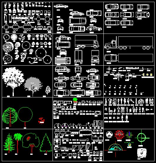 800 bloques para AutoCAD para utilizarlos en tus trabajos