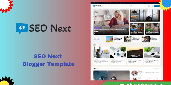 SEO Next Blogger Template Free Download