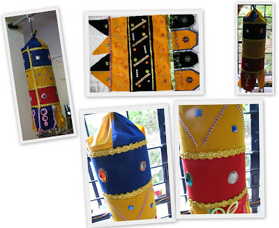 decorative cylindrical south indian style hangings easy to make