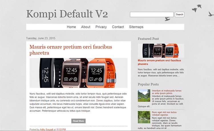 Update Responsive Default Blogger Template Untuk Daftar Adsense