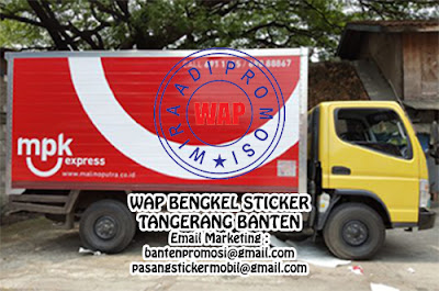 Sticker Mobil Branding: Pasang Stiker Truk Box di Tangerang