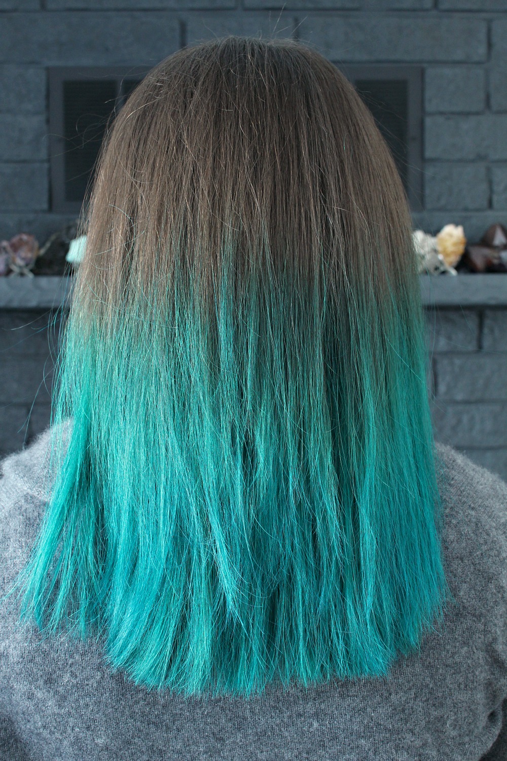 Two Years of Turquoise Dip Dyed Hair, Rainbow Hair FAQ ...