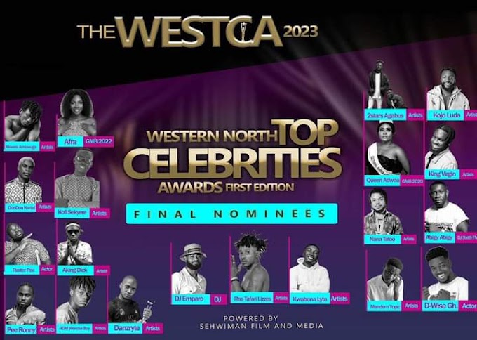 NOMINATIONS ARE OPEN FOR WESTERN NORTH TOP CELEBRITIES AWARD 