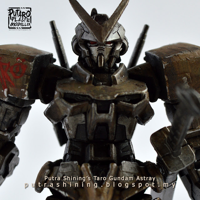 HG 1/144 Gundam Astray Red Frame Custom Paint Weathering by Putra Shining