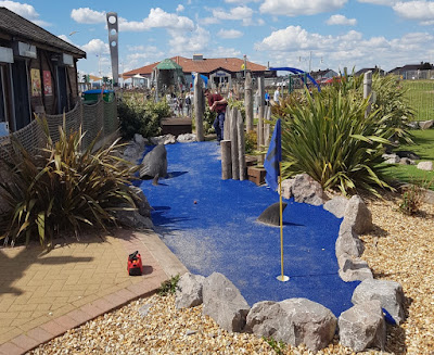 Pirate Cove Adventure Golf course at Aberavon beach in Port Talbot